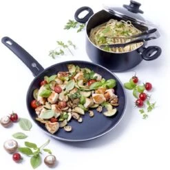 GreenPan Cambridge Koekenpan 20cm - Zwart - Inductie - PFAS-vrij 35 GreenPan Cambridge Koekenpan 20cm - Zwart - Inductie - PFAS-vrij -Keuken Serie Winkel 1195x1200 1