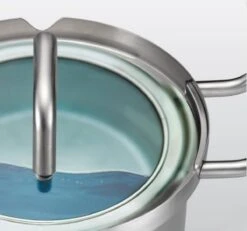 BK-Q-Linair Master Glas Kookpan 18 Cm - RVS - Glazen Deksel - Veilig Afgietsysteem - Inductie 18 BK-Q-Linair Master Glas Kookpan 18 Cm - RVS - Glazen Deksel - Veilig Afgietsysteem - Inductie -Keuken Serie Winkel 1200x1120