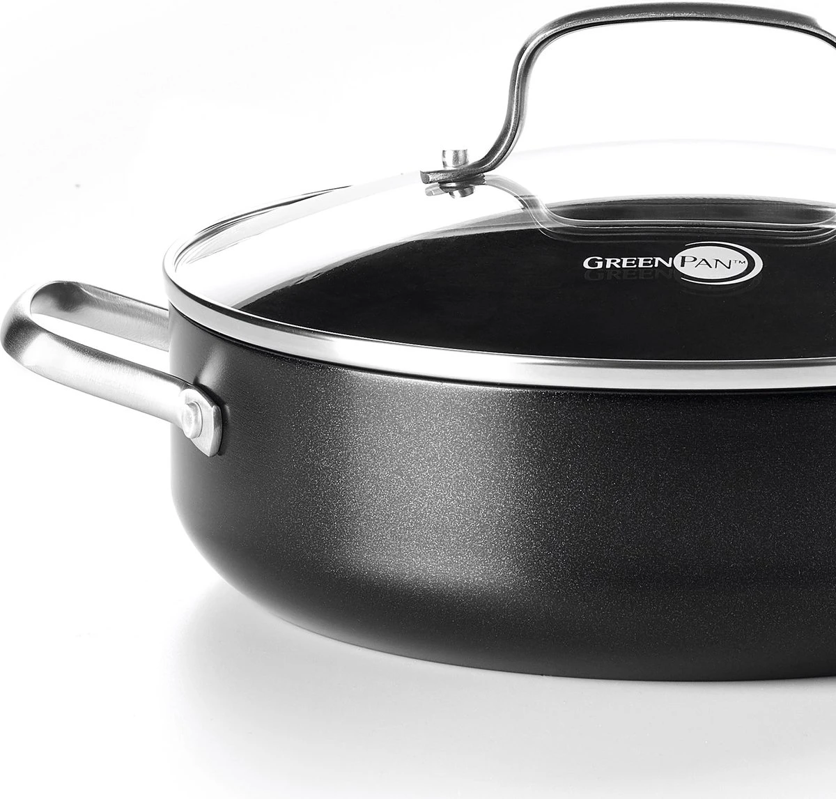 GreenPan Copenhagen Stoofpan Met Deksel En Extra Handvat 28cm/4.3L 5 GreenPan Copenhagen Stoofpan Met Deksel En Extra Handvat 28cm/4.3L - Afbeelding 3