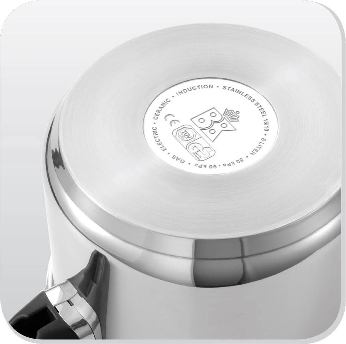 BK Snelkookpan 22 Cm / 6L - RVS - Glans - Inductie 7 BK Snelkookpan 22 Cm / 6L - RVS - Glans - Inductie - Afbeelding 5