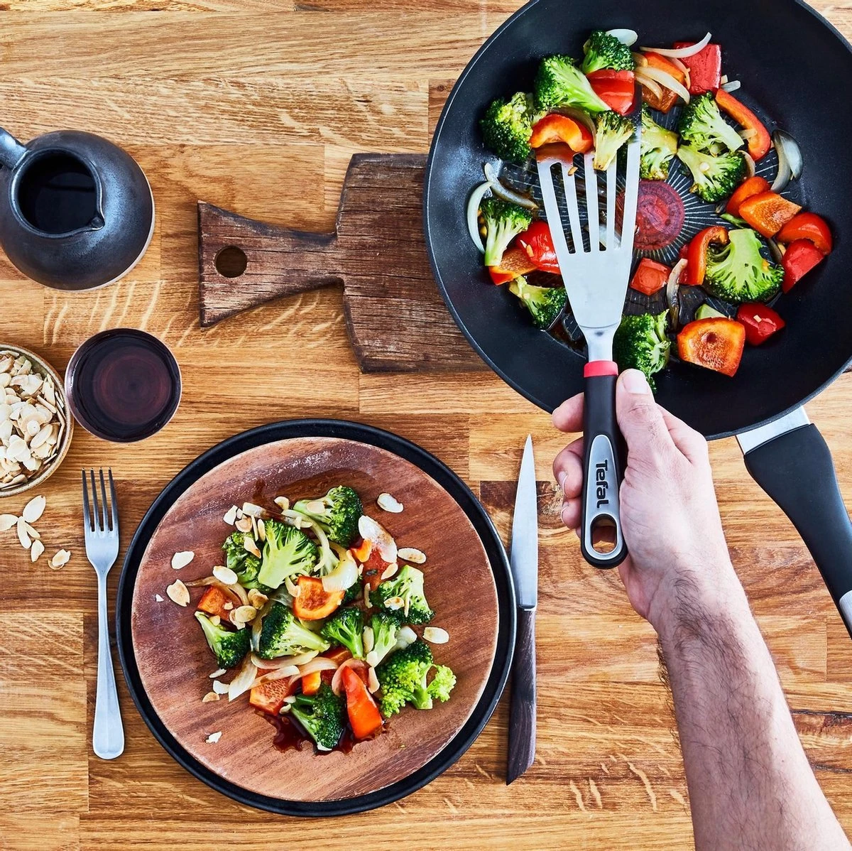 Tefal Unlimited Wokpan - Ø 28 Cm 5 Tefal Unlimited Wokpan - Ø 28 Cm - Afbeelding 3