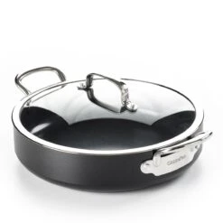 GreenPan Barcelona Infinity Pro Hapjespan Met Deksel 30cm - Zwart - Inductie - PFAS-vrij -Keuken Serie Winkel 1200x1200 333