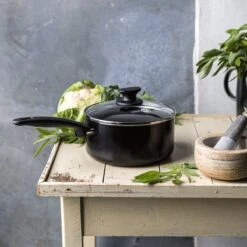 GreenPan Cambridge Steelpan 16cm - Zwart - Inductie - PFAS-vrij 27 GreenPan Cambridge Steelpan 16cm - Zwart - Inductie - PFAS-vrij -Keuken Serie Winkel 1200x1200 367