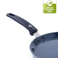 GreenPan Essentials Pannenkoekenpan 24cm - Zwart - Inductie - PFAS-vrij 18 GreenPan Essentials Pannenkoekenpan 24cm - Zwart - Inductie - PFAS-vrij -Keuken Serie Winkel 1200x1200 378