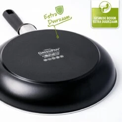 GreenPan Memphis Hapjespan 28cm - Zwart - Inductie - PFAS-vrij -Keuken Serie Winkel 1200x1200 410