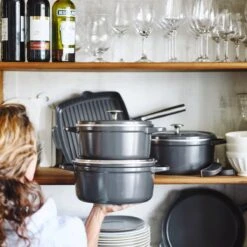 GreenPan Featherweights Braadpan 22cm - Zwart - Inductie - PFAS-vrij 14 GreenPan Featherweights Braadpan 22cm - Zwart - Inductie - PFAS-vrij -Keuken Serie Winkel 1200x1200 487