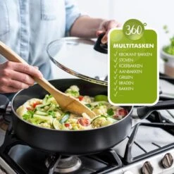 GreenPan Memphis Koekenpan 20cm - Zwart - Inductie - PFAS-vrij -Keuken Serie Winkel 1200x1200 551