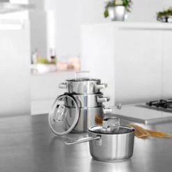 BK Conical Deluxe Kookpannenset - 5 Delig - RVS 22 BK Conical Deluxe Kookpannenset - 5 Delig - RVS -Keuken Serie Winkel 1200x1200 58