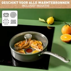 Tefal Renew+ Keramische Hapjespan - Ø 24 Cm - Met Deksel 23 Tefal Renew+ Keramische Hapjespan - Ø 24 Cm - Met Deksel -Keuken Serie Winkel 1200x1200 776