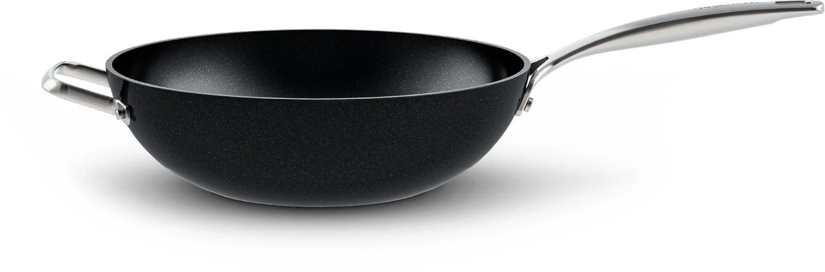 GreenPan Copenhagen Wok Met Extra Handvat 30cm/4.8L 3 GreenPan Copenhagen Wok Met Extra Handvat 30cm/4.8L