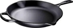 Le Creuset - Gietijzeren Ronde Skillet In Mat Zwart 23cm -Keuken Serie Winkel 1200x472 1
