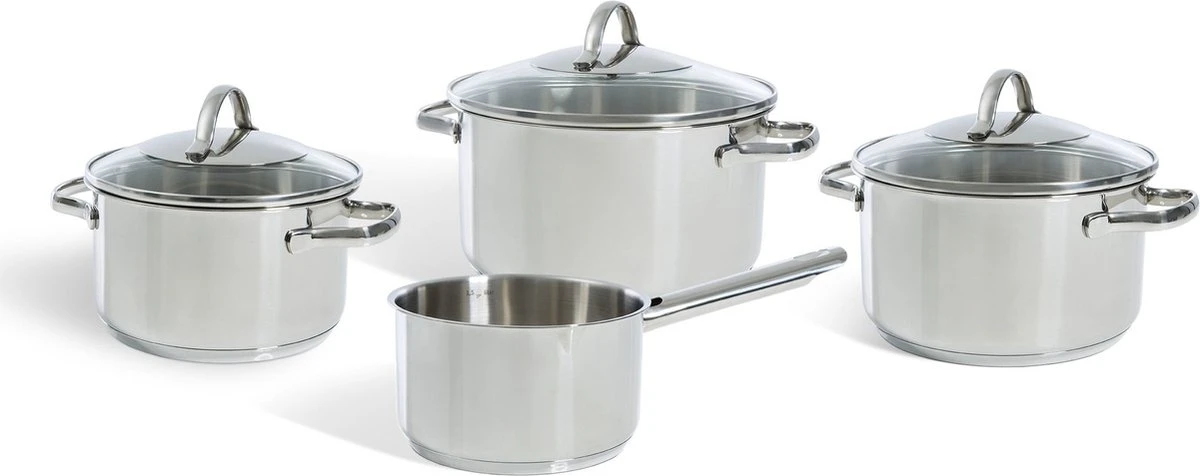BK Essentials Pannenset - 4-delig - RVS – Geschikt Voor Alle Warmtebronnen 3 BK Essentials Pannenset - 4-delig - RVS – Geschikt Voor Alle Warmtebronnen