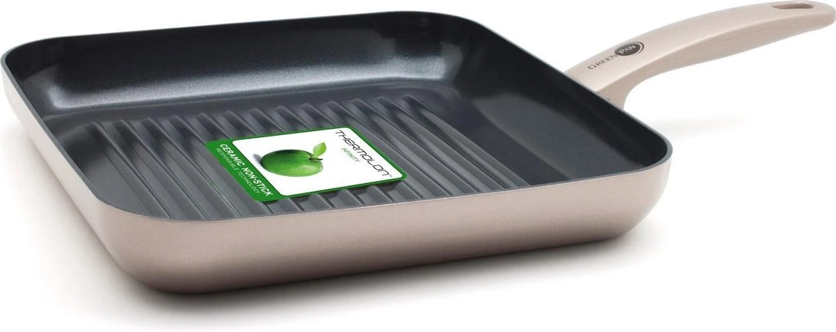 GreenPan Cambridge Inductie Grillpan - Ø 28 Cm - PFAS-vrij - Brons 3 GreenPan Cambridge Inductie Grillpan - Ø 28 Cm - PFAS-vrij - Brons