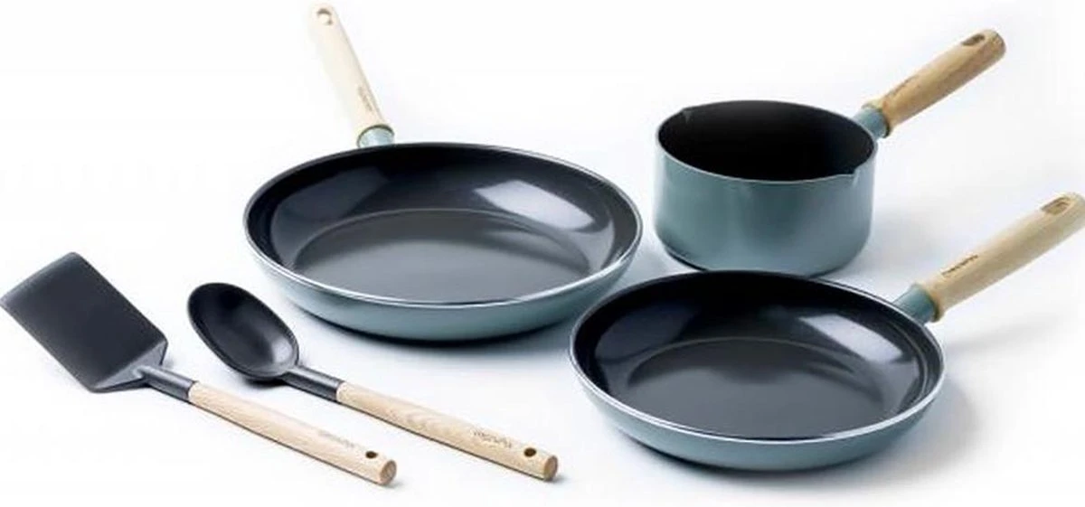 BK Greenpan Keramische Antikleef Pannenset 5-delig - Inductie - Greenpan - Pan - Mat - Koken - Keuken - RVS Pan - Pannenset - Anti Aanbak 3 BK Greenpan Keramische Antikleef Pannenset 5-delig - Inductie - Greenpan - Pan - Mat - Koken - Keuken - RVS Pan - Pannenset - Anti Aanbak