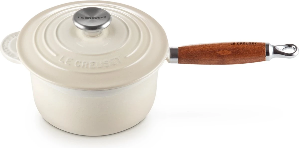 Le Creuset Steelpan - Met Deksel - Tradition - Meringue - ø 18 Cm / 1.8 Liter 8 Le Creuset Steelpan - Met Deksel - Tradition - Meringue - ø 18 Cm / 1.8 Liter - Afbeelding 6