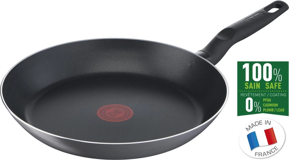 Tefal Simply Clean Koekenpan - Ø 28 Cm - Let Op! Niet Geschikt Voor INDUCTIE! 4 Tefal Simply Clean Koekenpan - Ø 28 Cm - Let Op! Niet Geschikt Voor INDUCTIE! - Afbeelding 2