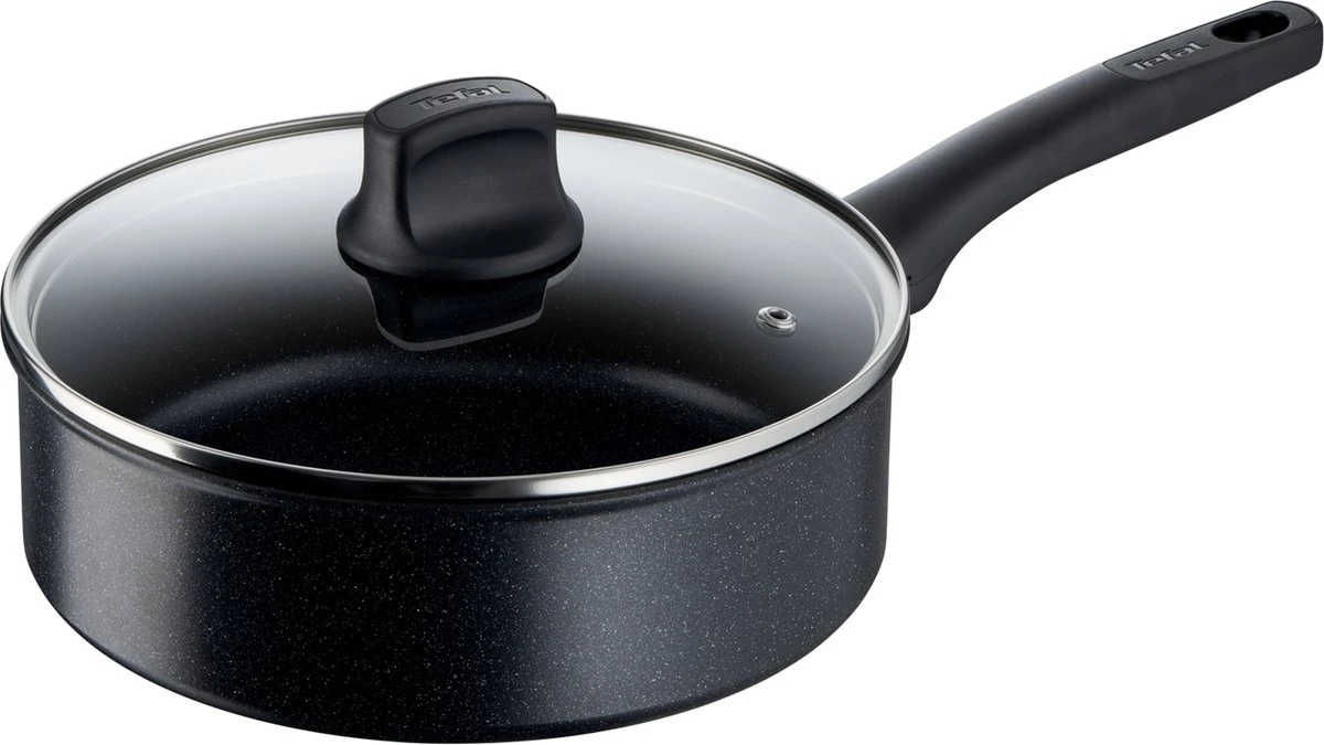Tefal Black Stone Hapjespan - Ø 24 Cm 3 Tefal Black Stone Hapjespan - Ø 24 Cm