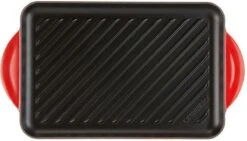 Le Creuset - Gietijzeren Grillplaat - 32x22cm - Kersenrood -Keuken Serie Winkel 1200x685 3