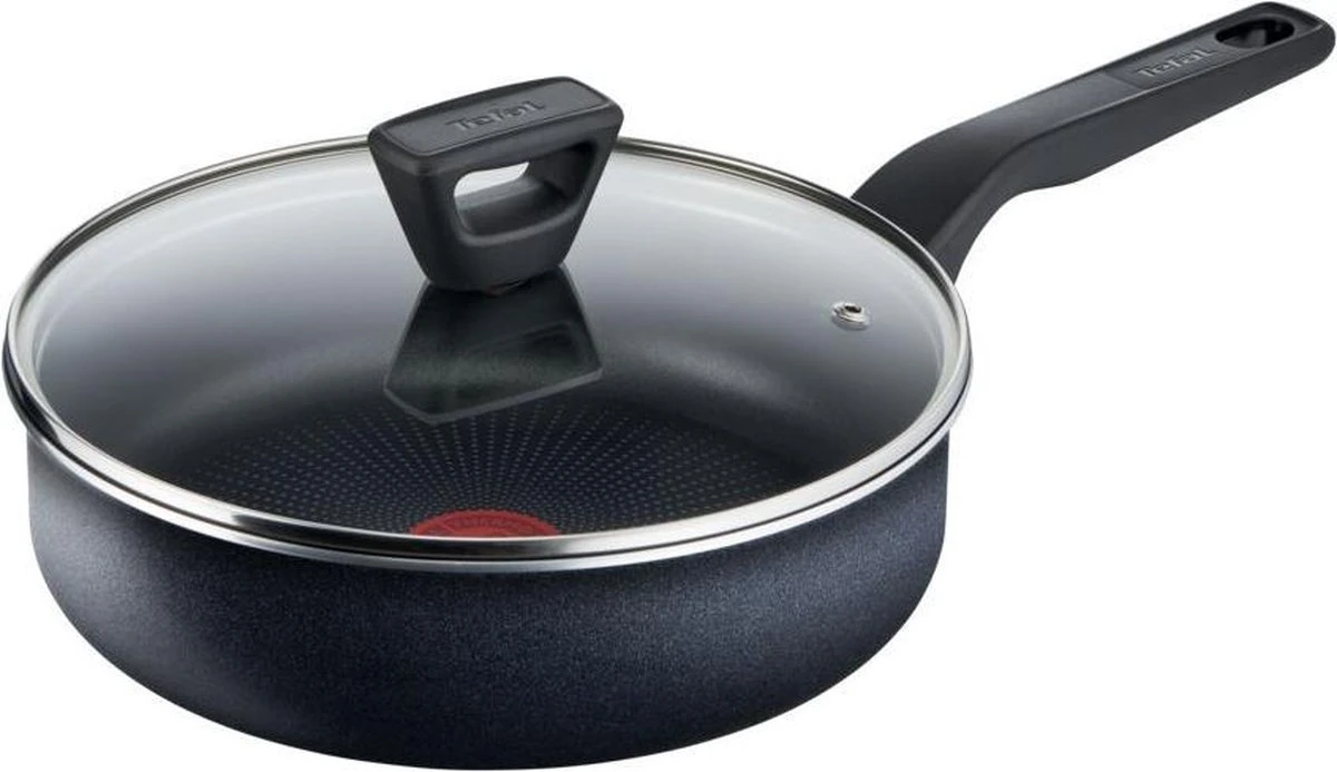 Tefal XL Force Hapjespan 24 Cm + Deksel - Niet Geschikt Voor Inductie 3 Tefal XL Force Hapjespan 24 Cm + Deksel - Niet Geschikt Voor Inductie