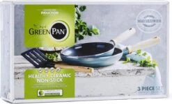 GreenPan Mayflower Koekenpannenset Ø 20cm + Ø 24cm + 1 Accessoire - Lichtblauw - Inductie - PFAS-vrij 32 GreenPan Mayflower Koekenpannenset Ø 20cm + Ø 24cm + 1 Accessoire - Lichtblauw - Inductie - PFAS-vrij -Keuken Serie Winkel 1200x730
