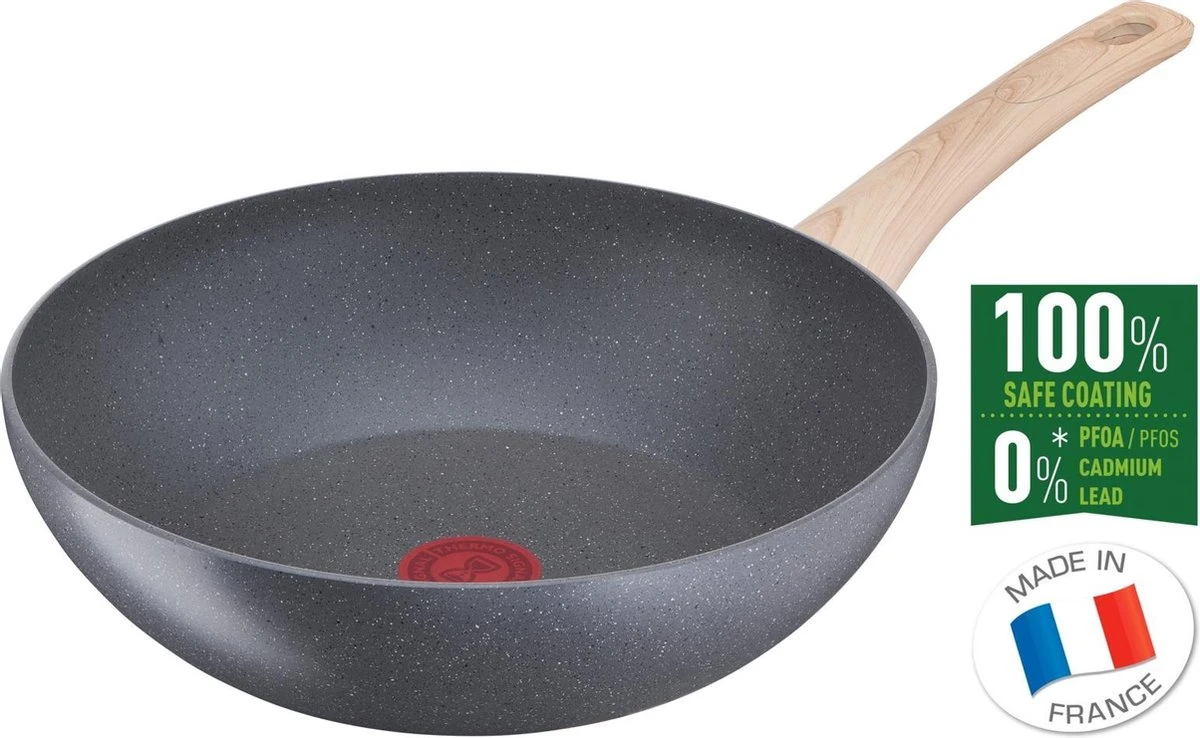 Tefal Natural Force Wokpan - Ø 28 Cm 5 Tefal Natural Force Wokpan - Ø 28 Cm - Afbeelding 3