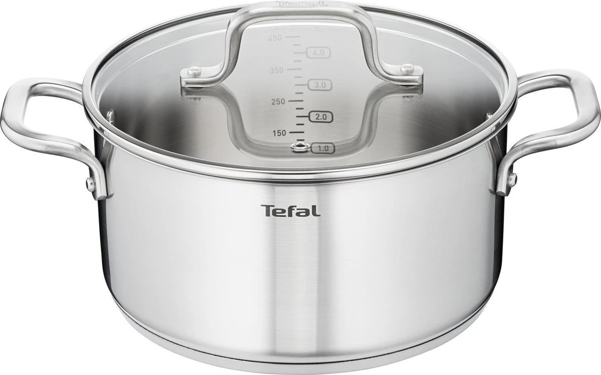 Tefal Virtuoso Pannenset 5 Delig - Hoge Kookpan Ø 22 Cm + Steelpan Ø 16 Cm + Kookpannen Ø 18/20/24 Cm 13 Tefal Virtuoso Pannenset 5 Delig - Hoge Kookpan Ø 22 Cm + Steelpan Ø 16 Cm + Kookpannen Ø 18/20/24 Cm - Afbeelding 11