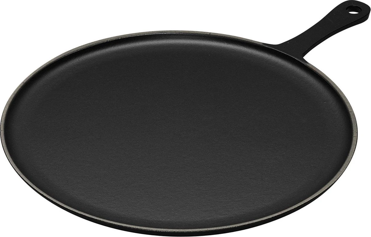 Le Creuset Le Creuster Gietijzeren Pannenkoekpan - Mat Zwart - 27cm 2 Le Creuset Le Creuster Gietijzeren Pannenkoekpan - Mat Zwart - 27cm