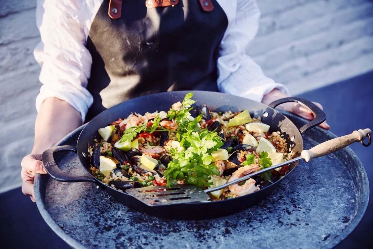 BK Black Steel Paellapan - Ø 38 Cm 8 BK Black Steel Paellapan - Ø 38 Cm - Afbeelding 6