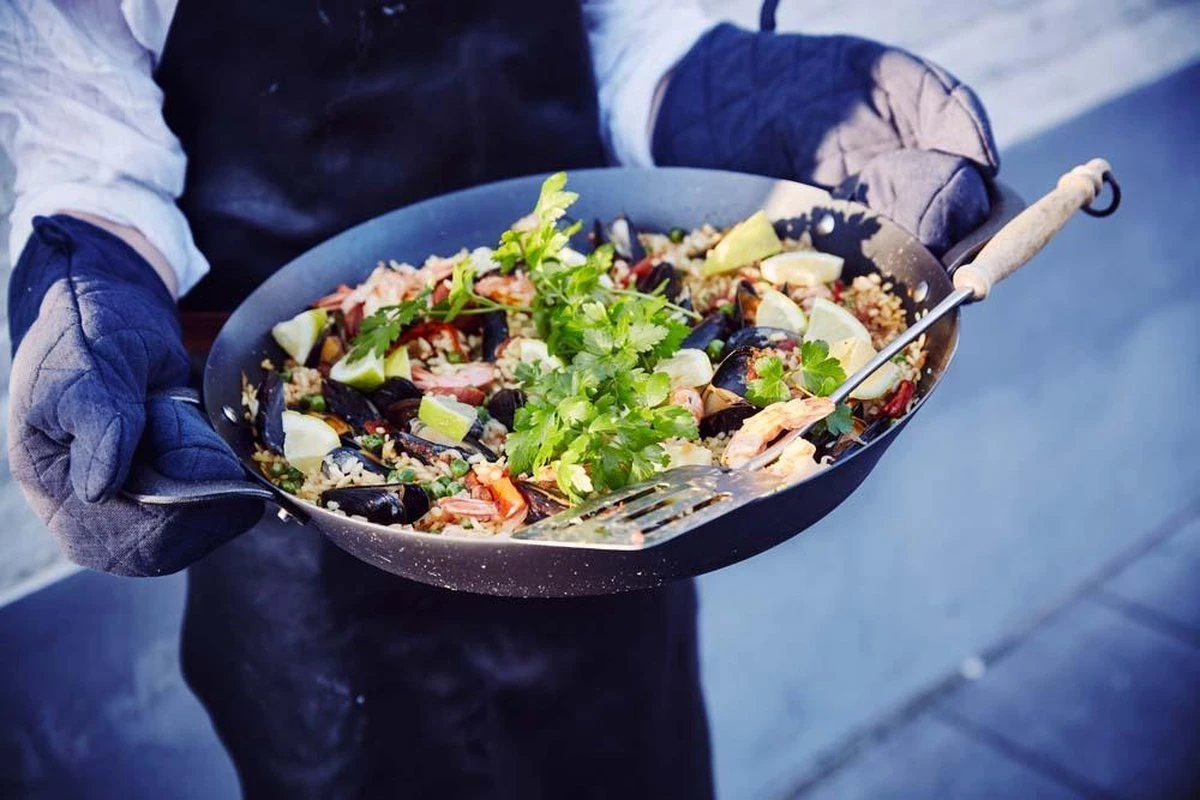 BK Black Steel Paellapan - Ø 38 Cm 6 BK Black Steel Paellapan - Ø 38 Cm - Afbeelding 4