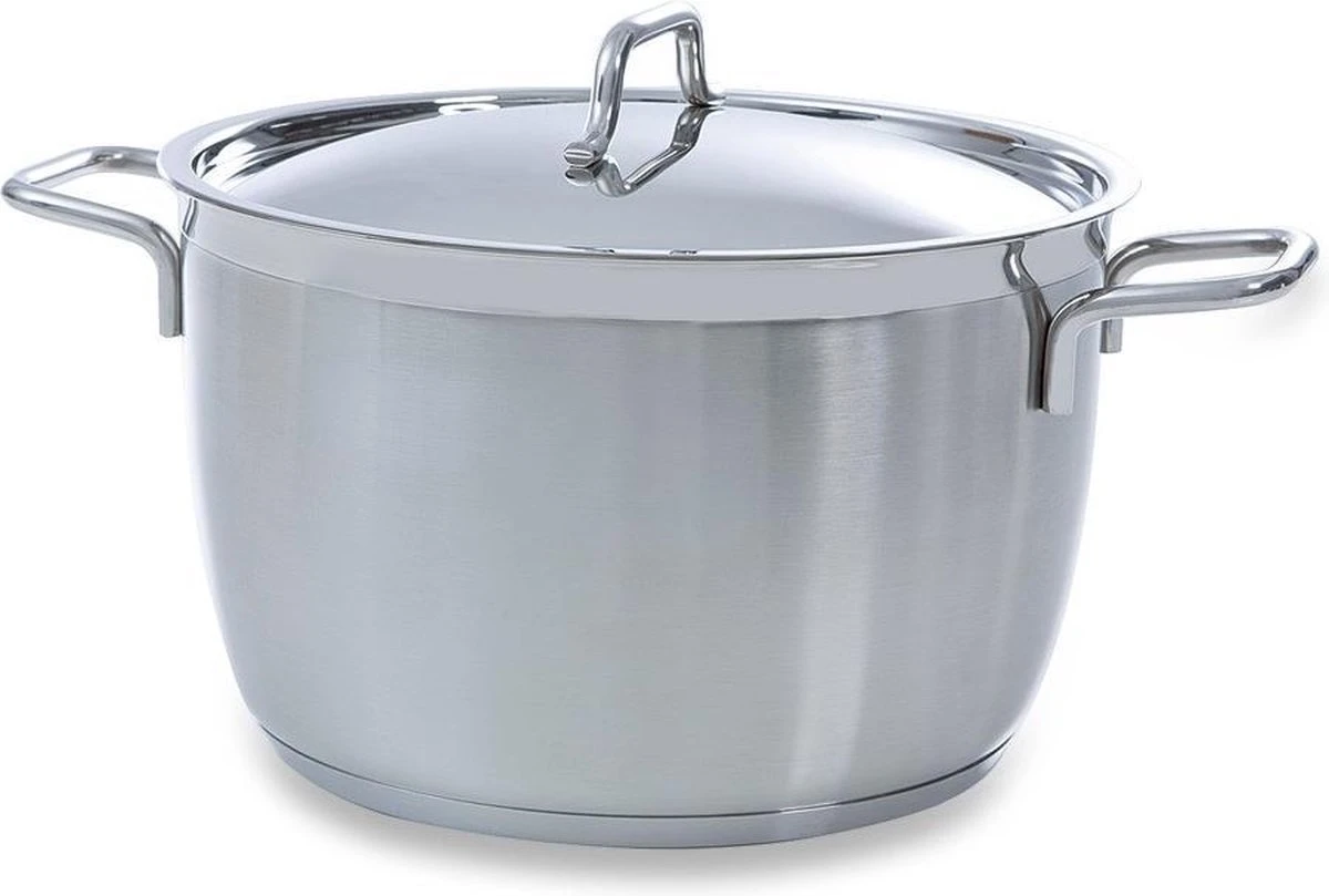 BK Blue Label Soeppan - 24 Cm - RVS - Met Deksel