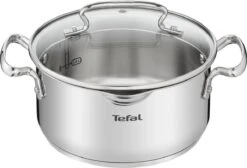 Tefal Duetto+ Pannenset -10 Delig- 5 Pannen - Kookpannenset - Zilver - Afdruipdeksels 19 Tefal Duetto+ Pannenset -10 Delig- 5 Pannen - Kookpannenset - Zilver - Afdruipdeksels -Keuken Serie Winkel 1200x816