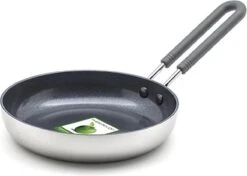 GreenPan Mini Koekenpan 14cm - Zilver - Inductie - PFAS-vrij 12 GreenPan Mini Koekenpan 14cm - Zilver - Inductie - PFAS-vrij -Keuken Serie Winkel 1200x856
