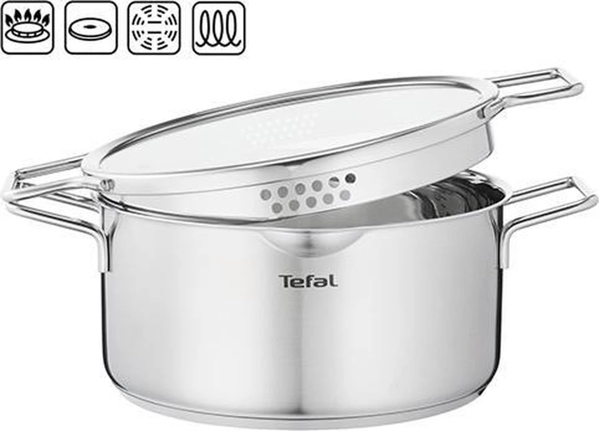 Tefal Nordica Kookpan - Ø 20 Cm - 20 Tefal Nordica Kookpan - Ø 20 Cm - - Afbeelding 18