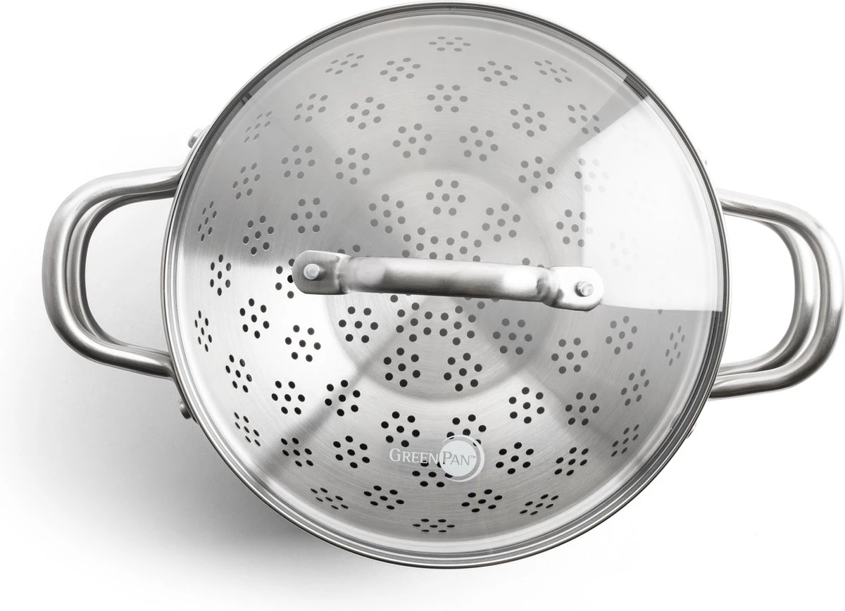 GreenPan Mayflower Pro Pannenset - 10-delig - Grijs - Inductie - PFAS-vrij 9 GreenPan Mayflower Pro Pannenset - 10-delig - Grijs - Inductie - PFAS-vrij - Afbeelding 7