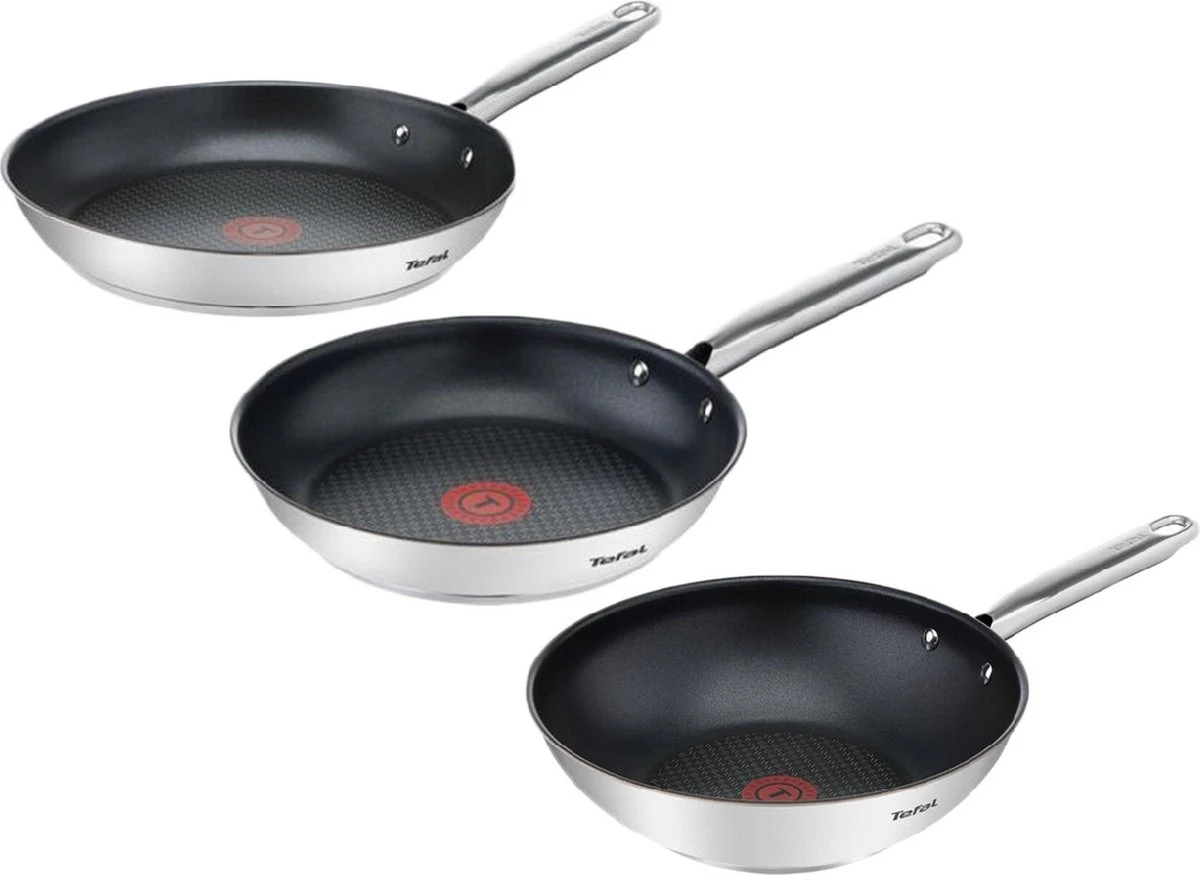 Tefal Ultimum - Pannenset - 3 Stuks | Koekenpan 24cm | Koekenpan 28cm | Wokpan 28cm | INDUCTIE - PFAS-vrij 9 Tefal Ultimum - Pannenset - 3 Stuks | Koekenpan 24cm | Koekenpan 28cm | Wokpan 28cm | INDUCTIE - PFAS-vrij - Afbeelding 7