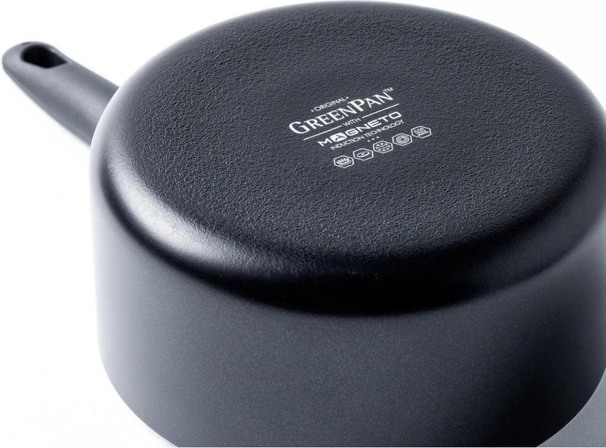 GreenPan Cambridge Steelpan 16cm - Zwart - Inductie - PFAS-vrij 11 GreenPan Cambridge Steelpan 16cm - Zwart - Inductie - PFAS-vrij - Afbeelding 9