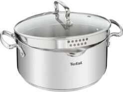 Tefal Duetto+ Pannenset -10 Delig- 5 Pannen - Kookpannenset - Zilver - Afdruipdeksels 18 Tefal Duetto+ Pannenset -10 Delig- 5 Pannen - Kookpannenset - Zilver - Afdruipdeksels -Keuken Serie Winkel 1200x893 3