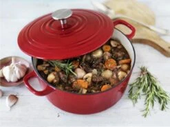 BK Bourgogne Braadpan Ø 24 Cm - Rood - Gietijzer - Inductie 16 BK Bourgogne Braadpan Ø 24 Cm - Rood - Gietijzer - Inductie -Keuken Serie Winkel 1200x900 22