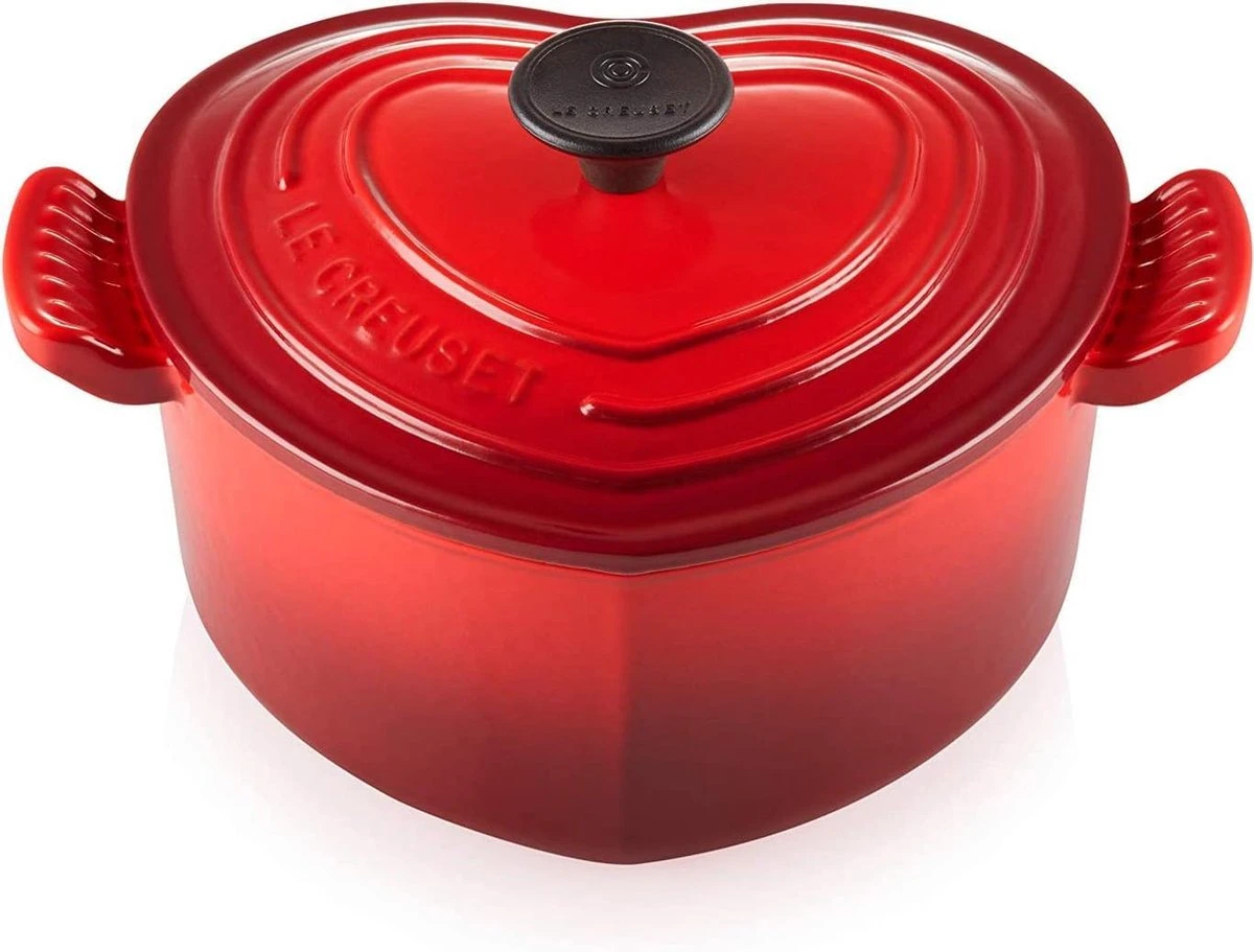 LE CREUSET - Signature - Braadpan Hart 20cm Rood 2 LE CREUSET - Signature - Braadpan Hart 20cm Rood