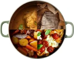 BK Bourgogne Braadpan Ø 24 Cm - Groen - Gietijzer - Inductie 9 BK Bourgogne Braadpan Ø 24 Cm - Groen - Gietijzer - Inductie -Keuken Serie Winkel 1200x945