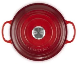 Le Creuset - Gietijzeren - Lage Braadpan - 24cm - Kersenrood 29 Le Creuset - Gietijzeren - Lage Braadpan - 24cm - Kersenrood -Keuken Serie Winkel 1200x989