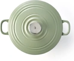 BK Bourgogne Braadpan Ø 24 Cm - Groen - Gietijzer - Inductie 11 BK Bourgogne Braadpan Ø 24 Cm - Groen - Gietijzer - Inductie -Keuken Serie Winkel 1200x993