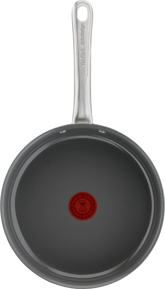 Tefal Renew+ Keramische Hapjespan - Ø 24 Cm - Met Deksel 4 Tefal Renew+ Keramische Hapjespan - Ø 24 Cm - Met Deksel - Afbeelding 2