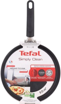 Tefal Simply Clean Pannenkoekenpan - Crêpe Pan Non-stick Coating - Pancake Pan - Titanium - Ø25 Cm - Zwart 11 Tefal Simply Clean Pannenkoekenpan - Crêpe Pan Non-stick Coating - Pancake Pan - Titanium - Ø25 Cm - Zwart -Keuken Serie Winkel 709x1200