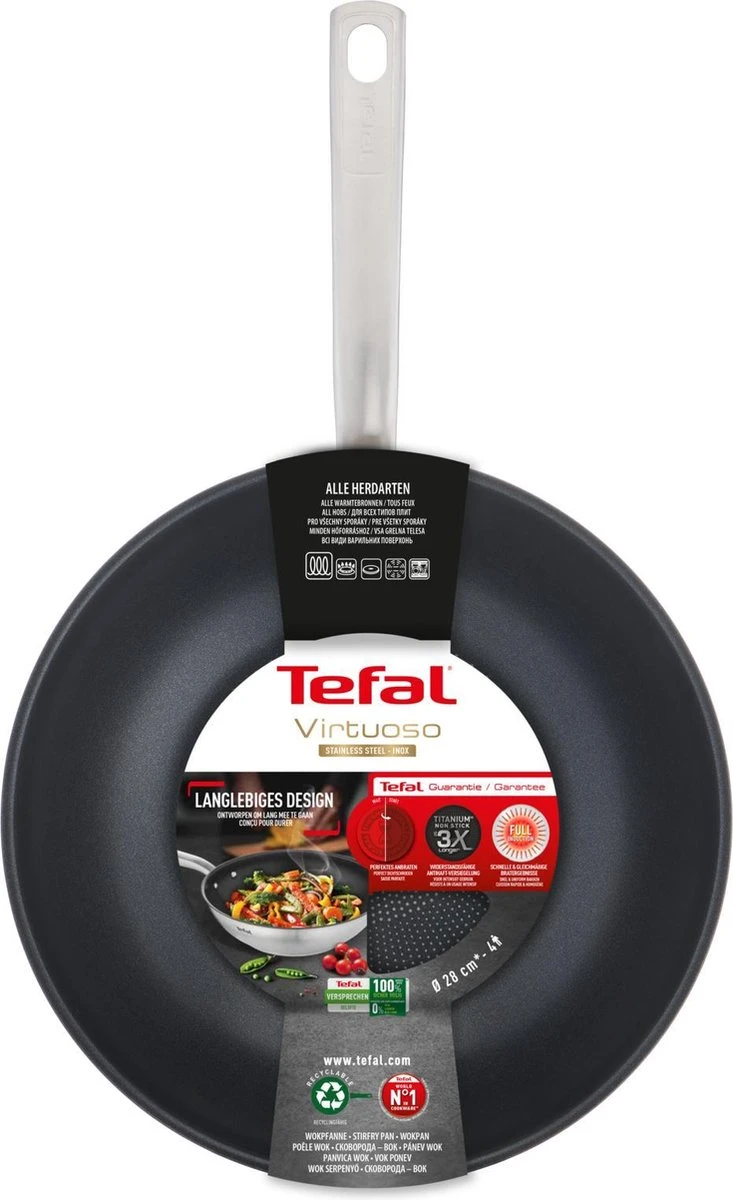 Tefal Virtuoso Wokpan - Ø 28cm 11 Tefal Virtuoso Wokpan - Ø 28cm - Afbeelding 9